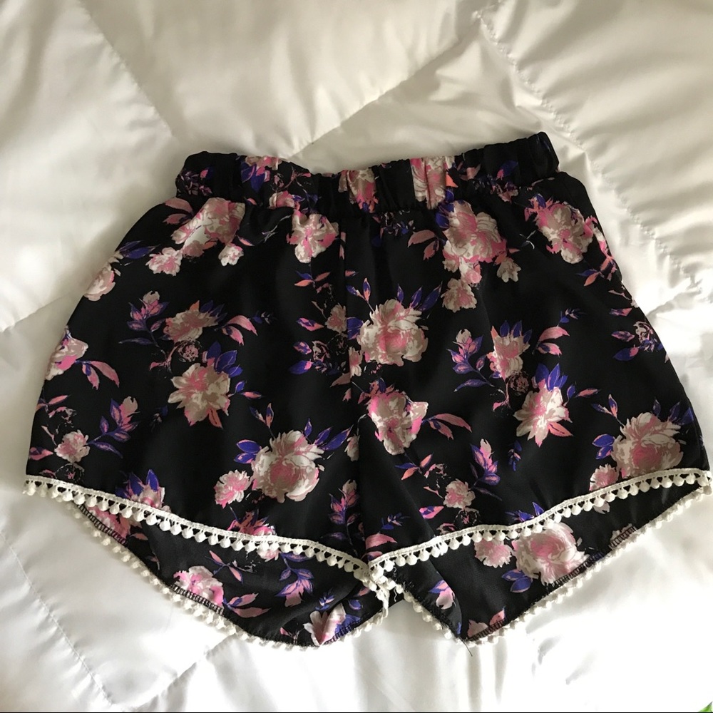 Floral Flowy Shorts